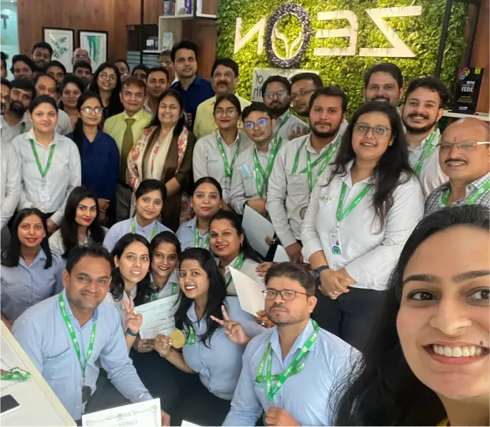 Employee recognition and performance award ceremony